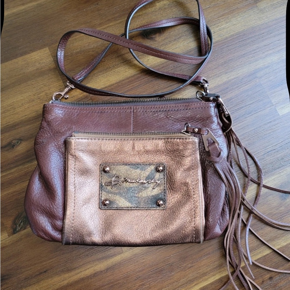 Brown Leather Crossbody Bag